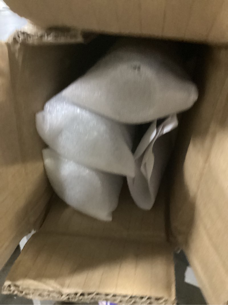 Condition photo showing As Is for Pipe Stair Handrail, 9 Ft Metal Staircase Handrail, Black Galvanized Industrial Iron Hand Rail for Indoor & Outdoor Wall Mount Support, Wall Hand Railing,Safety Handle, Steps Baluster(HR09) 9 Feet