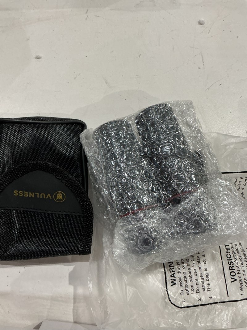 Condition photo showing Good Condition for binoculars for adults | compact small mini travel binocular for bird watching high powered electronics cruise ship essentials norwegian alaska must haves hiking camping gear a by vulness (black, 8x21) 8x21 black
