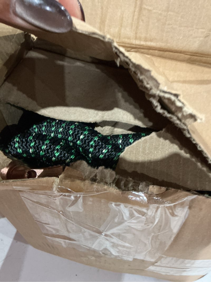 Condition photo showing As Is for pocket hose ballistic double uv edition 50 ft expandable garden hose w/pocket pivot swivel connector, anti-burst sleeve reinforced w/bulletproof fiber, lightweight, no-kink, compact, as seen on tv 50ft