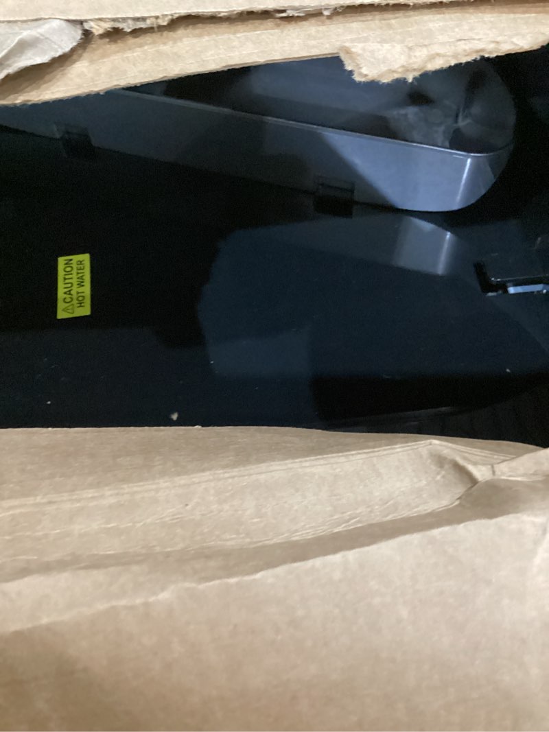 Condition photo showing As Is for Brio Bottom Loading Water Cooler Dispenser for 5 Gallon Bottles - 3 Temperatures with Hot, Room & Cold Spouts, Child Safety Lock, LED Display with Empty Bottle Alert, Stainless Steel