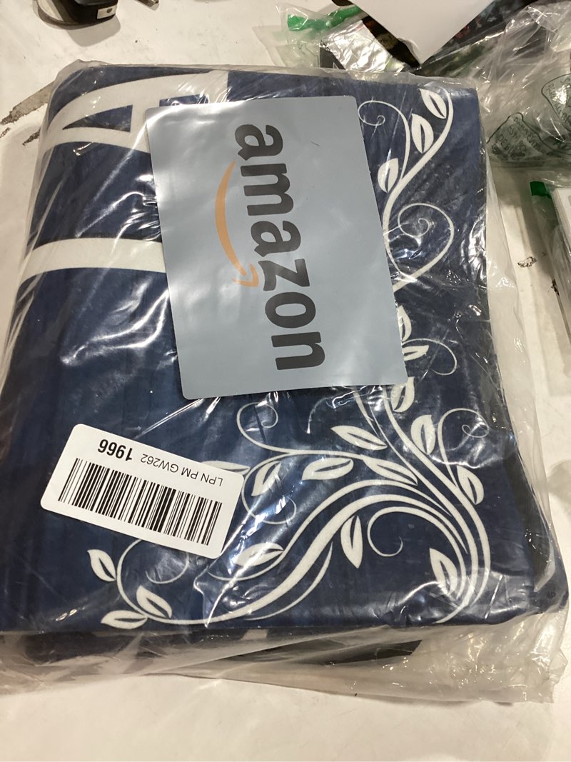 Condition photo showing New/Like New for lansny laundry room rug runner 20"x48" non slip waterproof laundry mats for laundry room decor washable floor farmhouse laundry rug for mudroom, washroom, bathroom, navy blue 1'8" x 4' (runner) navy blue