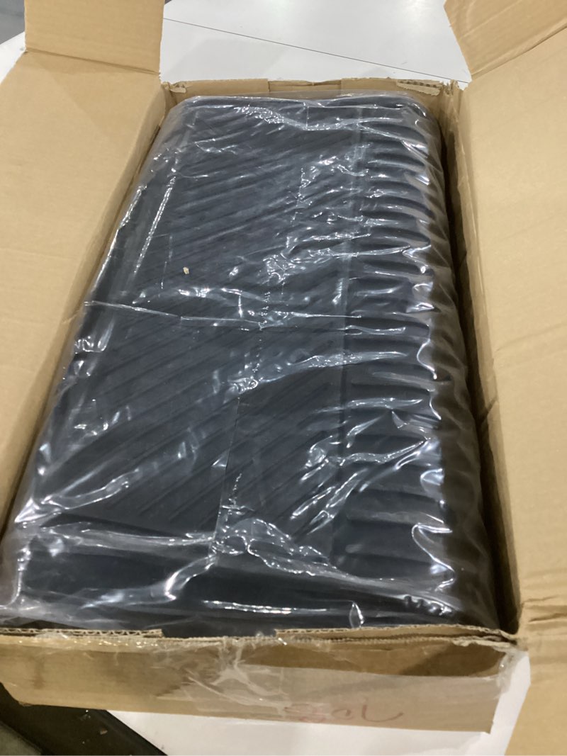 Condition photo showing Good Condition for car floor mats custom fit for hyundai sonata 2015 2016 2017 2018 2019/2016-2020 kia optima odorless washable heavy duty rubber (all weather) floor liners set black black sonata 2015-2019 / 2016-2020 optima