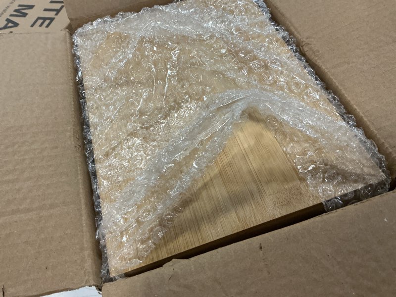 Condition photo showing Good Condition for Large Bamboo Stash Box with Combination Lock 3 Jars,Decorative Box for Home Gifts Locking Storage (Bamboo)