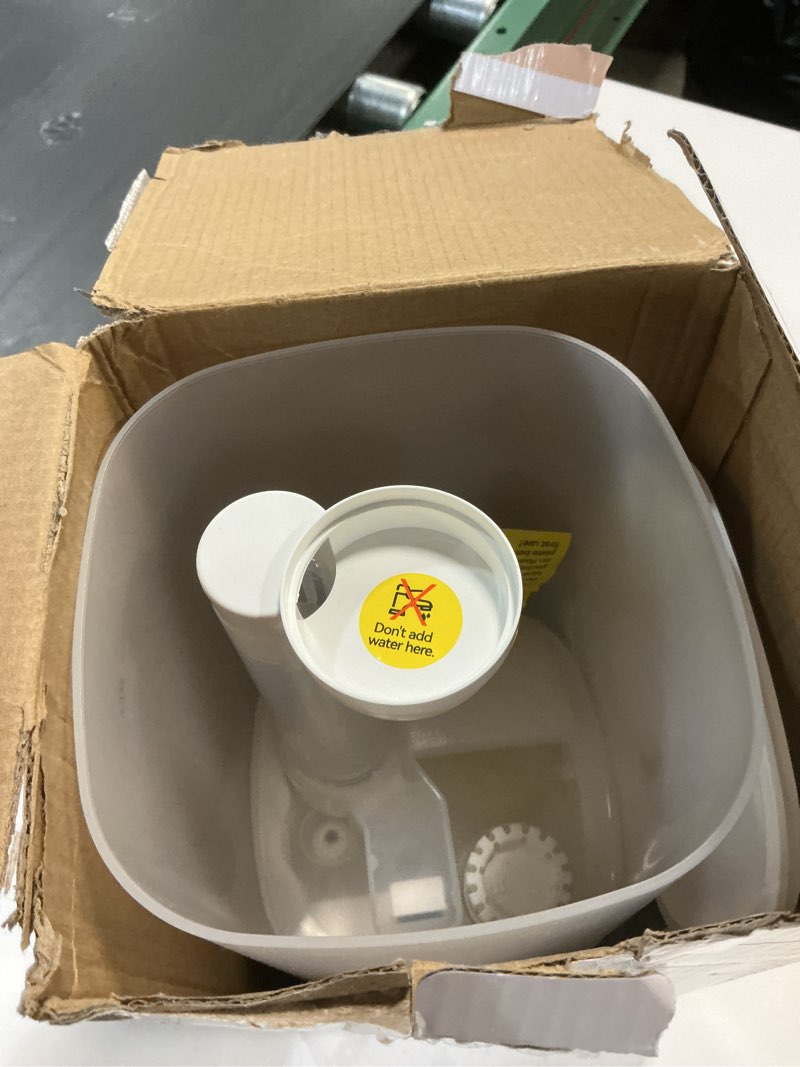 Condition photo showing As Is for 2.5L Humidifiers for Bedroom, Top Fill Cool Mist Humidifiers for Large Room, Easy to Fill & Clean, 30H Runtime, 28dB Quiet Air Humidifier for Plants, Baby Nursery with Night Light