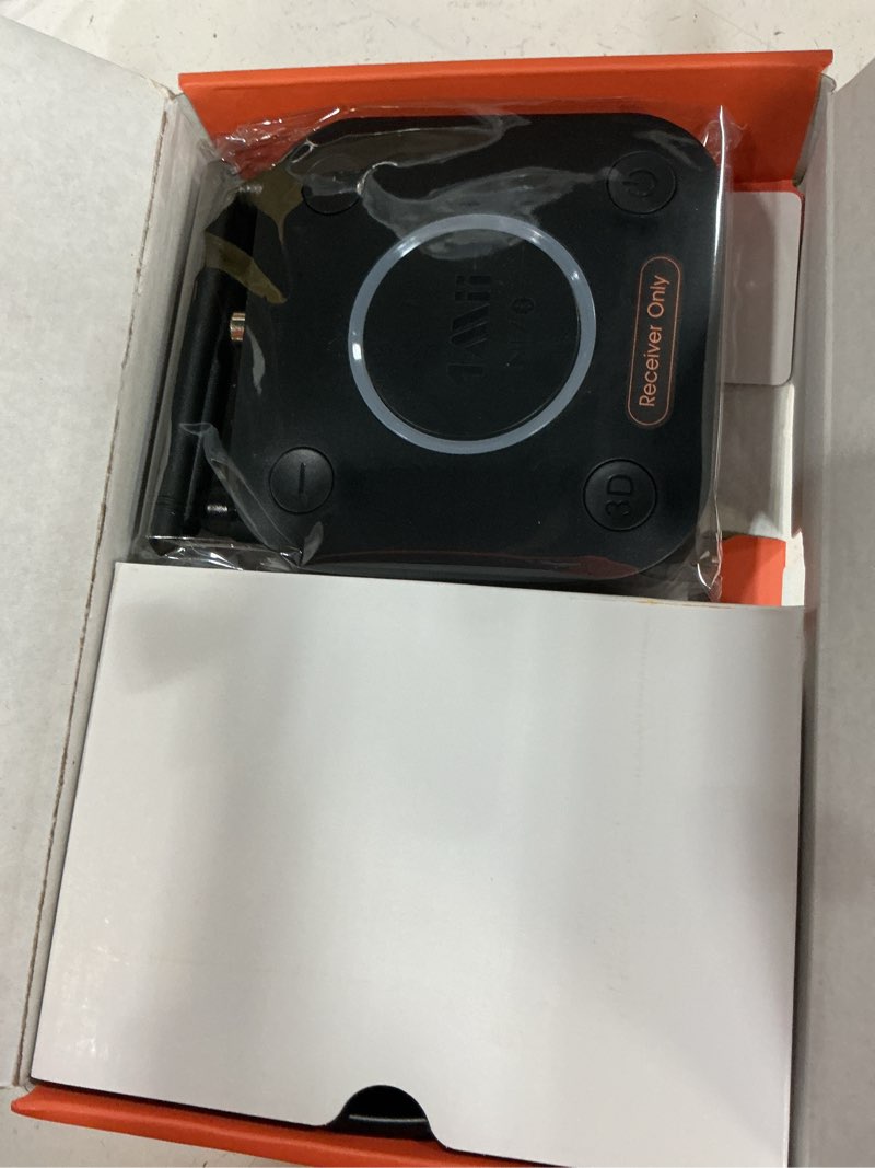 Condition photo showing Good Condition for [upgraded] 1mii b06pro long range bluetooth receiver, hifi wireless audio adapter, bluetooth 5.3 receiver with 3d surround aptx hd low latency optical rca aux 3.5mm coaxial for home stereo system b06pro black