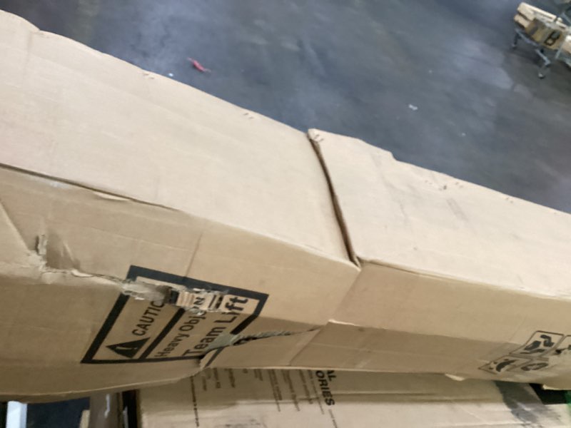 Condition photo showing As Is for dehiju queen size mattress, 10 inch hybrid memory foam queen mattress in a box, pressure relief, med