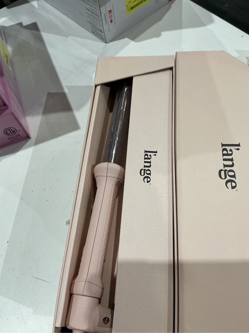 Condition photo showing Good Condition for l'ange hair ondulé ceramic curling wand | salon hair styling wands for beach waves