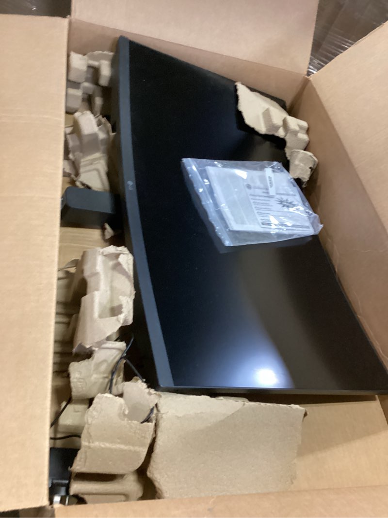 Condition photo showing Good Condition for LG WR55QK-B 32 inch UltraWide WQHD (3440 x 1440) Curved Computer Monitor, 100Hz, 5ms, HDR10, Reader Mode, HDMI, DisplayPort, USB Type-C, Tilt/Height Adjustable Stand, Black 34WP60C
