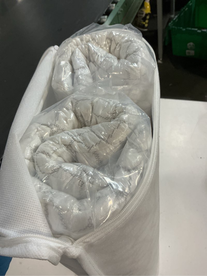 Condition photo showing New/Like New for cooling pillow standard size set of 2, certipur-us shredded memory foam pillows, cool bed pillows for hot sleepers, adjustable firm pillow for side,back,stomach sleepers, better sleep gifts for mom standard (2 count) original white (cooling)