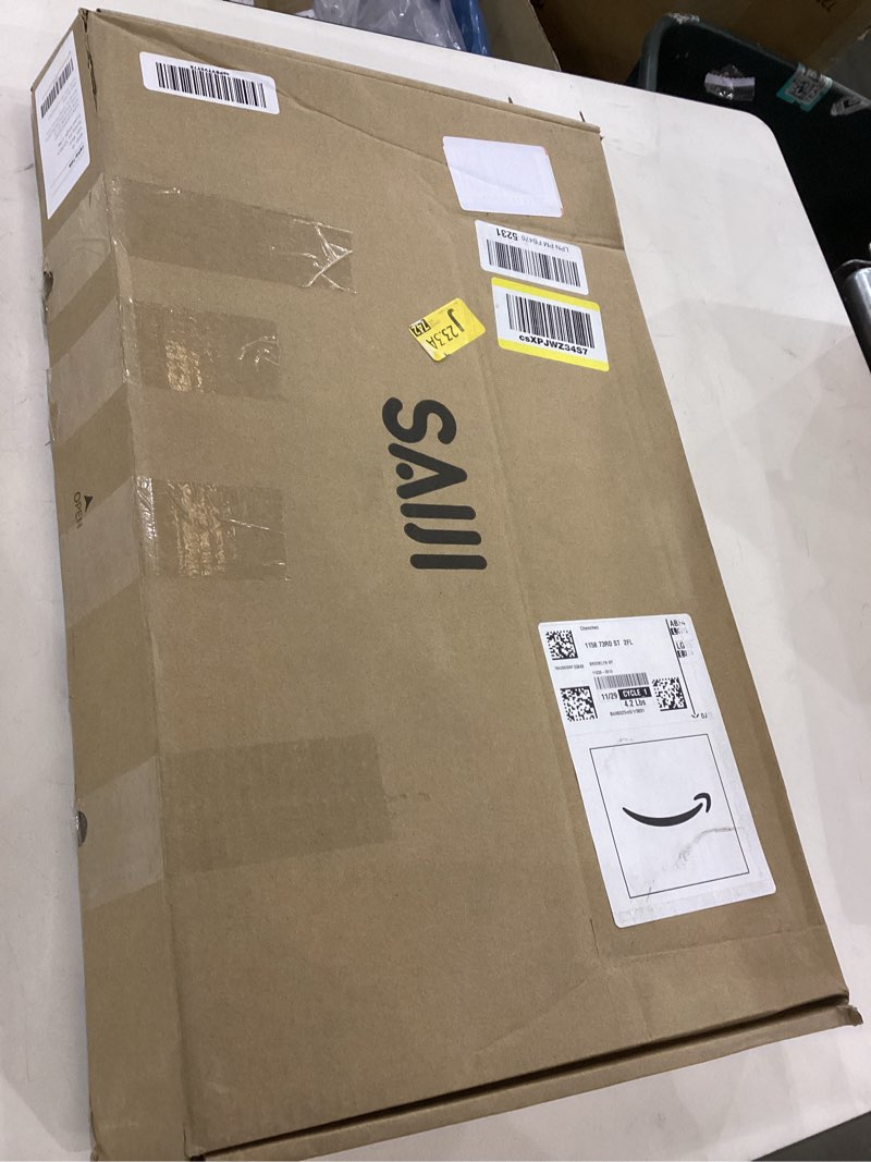 Condition photo showing Good Condition for Laptop Desk for Bed with Cooling Fan, SAIJI Height & Angle Adjustable Laptop Stand for Bed, Lap Desk Tray Table, Lightweight Foldable Portable Computer Table for Couch Sofa Chair Floor Desk (Black)