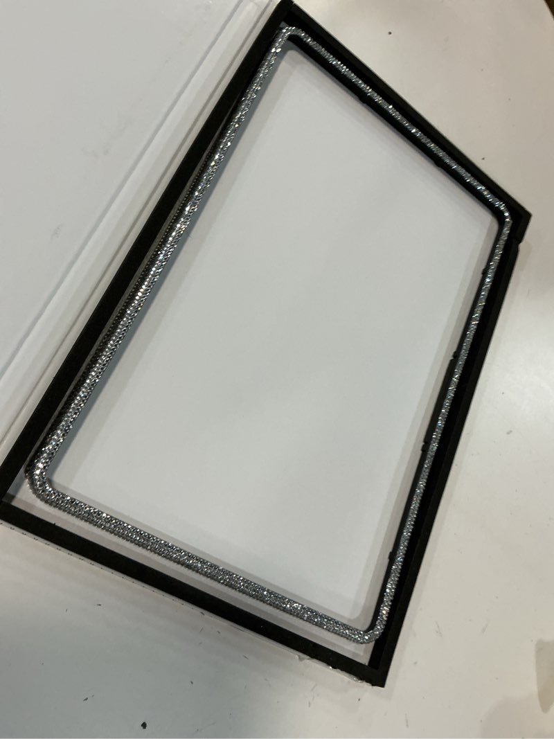 Condition photo showing Good Condition for bling bling rhinstones 15.4" screen protector for model 3 (2024–feb 2026, all trims), model y (mar 2025–dec 2025, all trims) and model 3 (2024+, standard). silver_15.4"