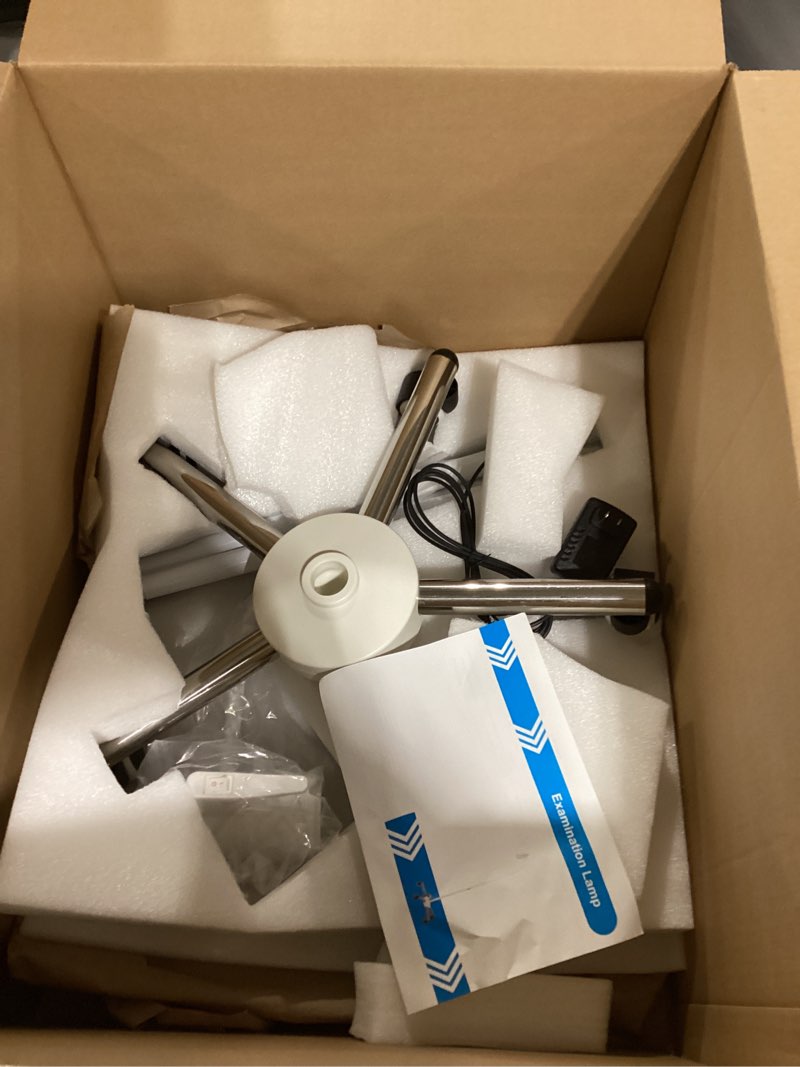 Condition photo showing Good Condition for Exam Light 12W LED Medical Exam Lamp Mobile Surgical Examination Lamp Stainless Steel 5-Legged Base White