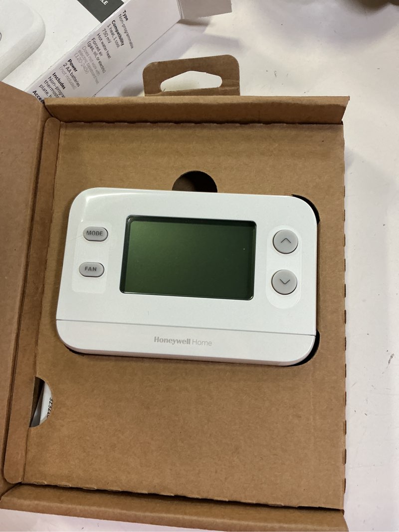 Condition photo showing Good Condition for honeywell home x1n heating and cooling push button non-programmable thermostat