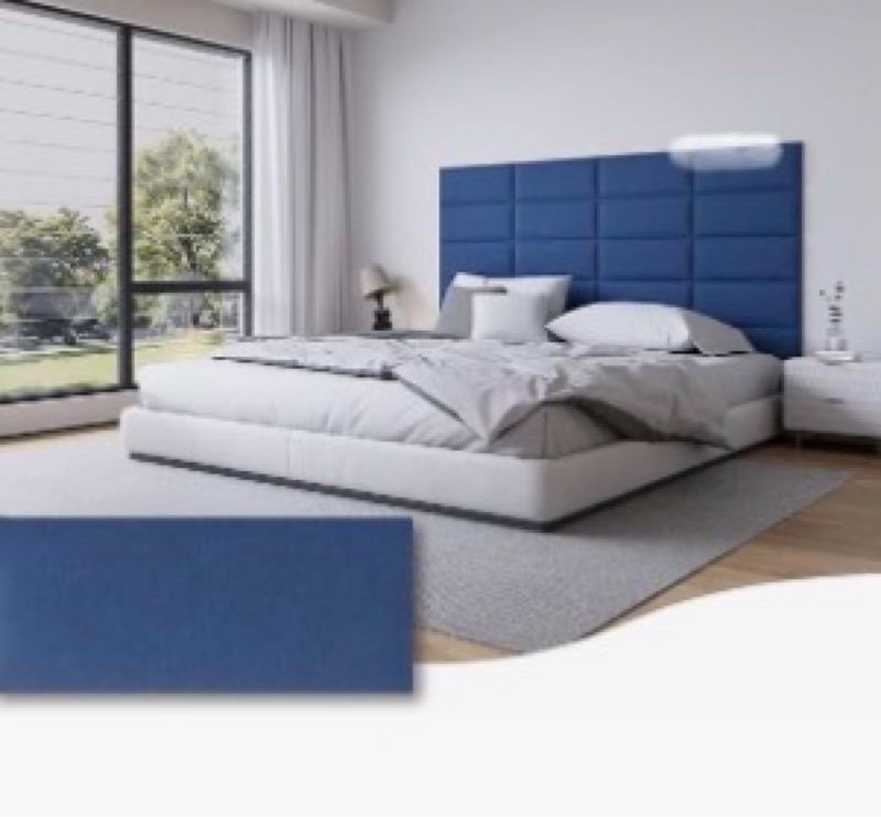 Gorkett Peel and Stick Headboard for Queen Bed, 9PCS Upholstered Tufted Panels, Wall Mounted Headboa