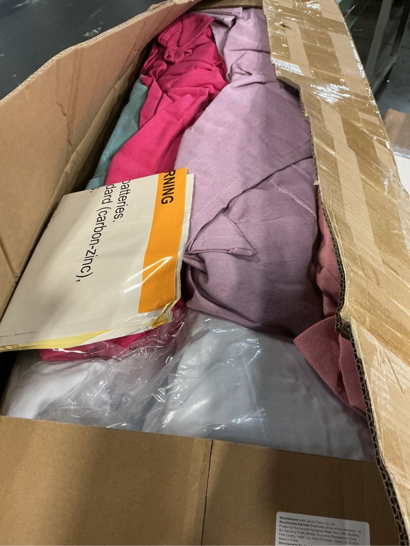 Condition photo showing Good Condition for 4 Pack Teepee Tent for Kids Slumber Party with Mattress,Fitted Sheet,Light String,Natural Cotton Washable Sleepover Tents for Girls Party Birthday Slumber Movie Night Supplies(Colorful)