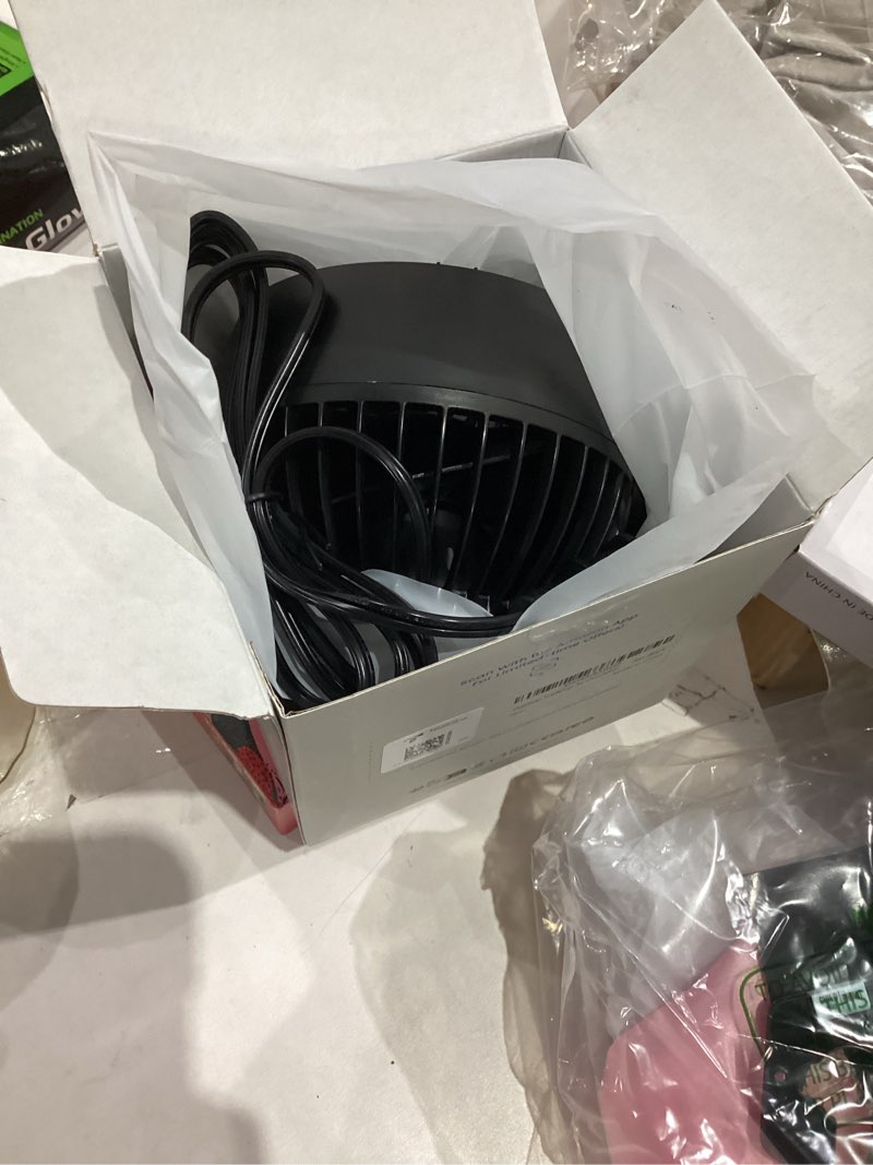 Condition photo showing As Is for Gaiatop Desk Fan, 5-Inch Portable Electric Table Desktop Air Circulator Fans, Small but Powerful with 3 Speed 360° Adjustable Tilt for Cooling Home Dorm Office Bedroom Bathroom Kitchen, Black