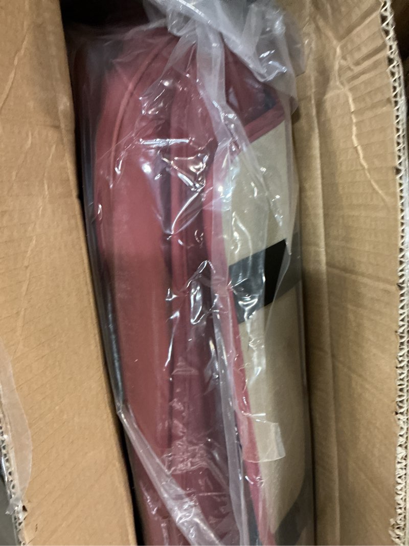 Condition photo showing New/Like New for Car Seat Covers Full Set, Leather Seat Covers for Cars, 5 Pcak Breathable Seat Cover, Suitable for SUV/Truck/Sedan/Automotive (Burgundy) 5 Pack Burgundy