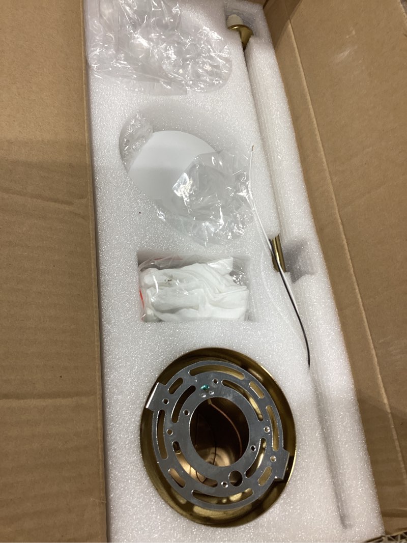 Condition photo showing Good Condition for golden wall lamp double ball, mid-century modern glass wall sconces,with g9 tricolor bulb for living room bedroom bedside stairs restaurant bathroom corridor aisle lighting