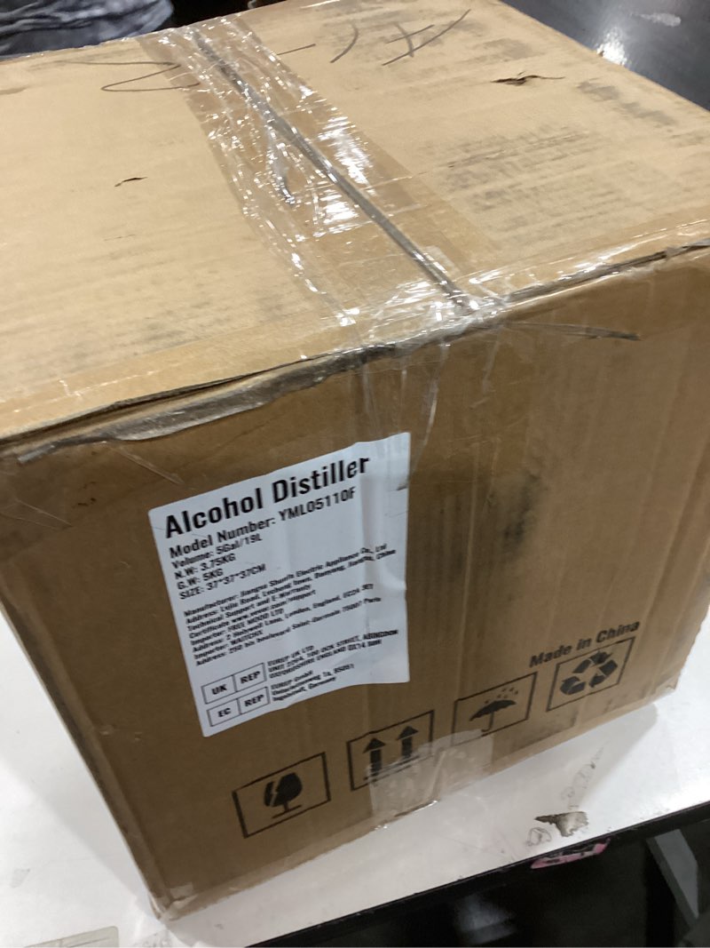 Condition photo showing As Is for Alcohol distiller