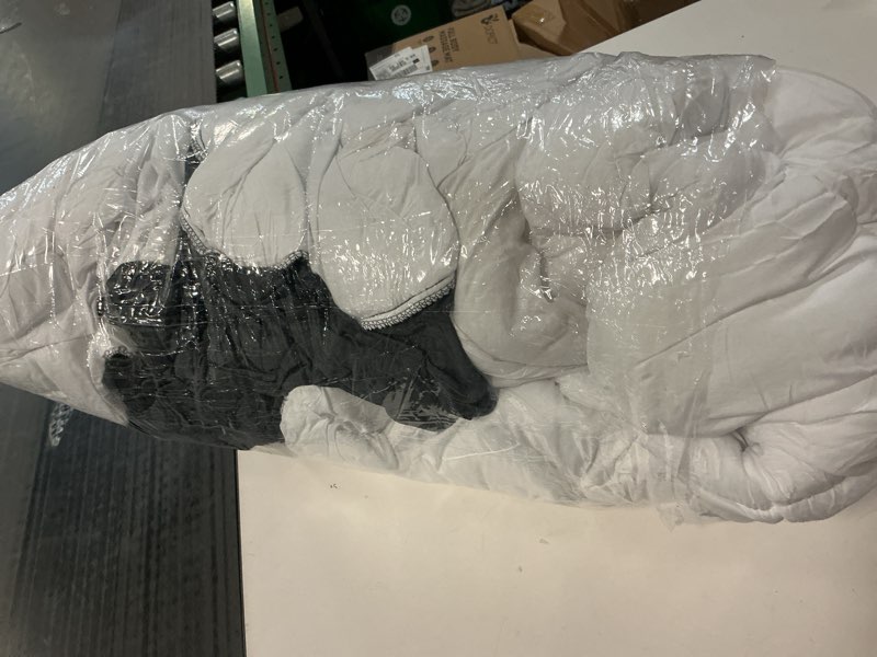 Condition photo showing As Is for BEDLORE Full Size Mattress Topper Viscose Derived from Bamboo, Thick Pillow Top Mattress Pad with Stretchable Pockets for 6"-15" Mattress, Breathable Mattress Topper for Back Pain Relief(Dark Gray) 2 Dark Gray Full