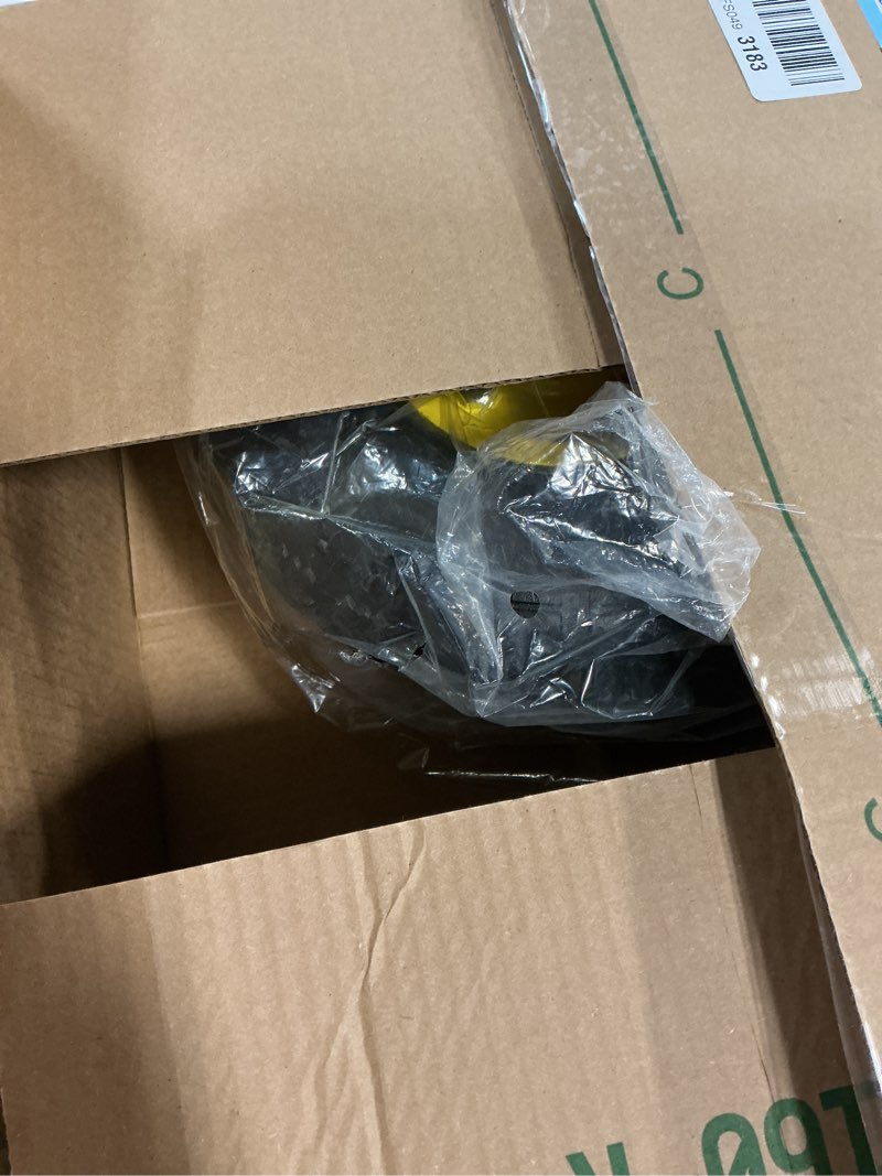 Condition photo showing New/Like New for ar-pro (2 pack) 4.10/3.50-4 tire and wheel, replacement 10-inch pneumatic tire with 5/8" bearings and 2.2" offset hub, compatible with hand truck, wheelbarrow, wagon, gorilla carts 4.10/3.50-4 pneumatic (upgraded) yellow