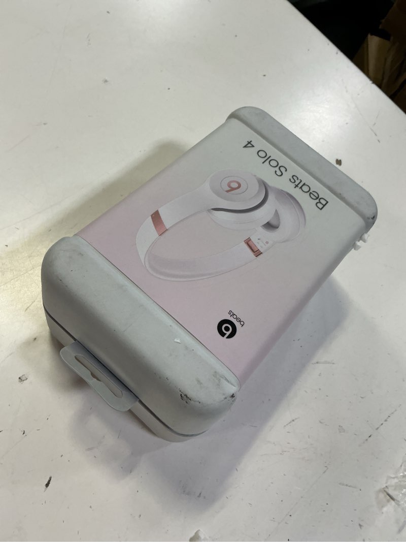 Condition photo showing New/Like New for Beats Solo 4 - Wireless On-Ear Bluetooth Headphones, Up to 50-Hour Battery Life, Ultra-Lightweight Comfort, Powerful and Balanced Sound, Apple & Android Compatible - Cloud Pink Cloud Pink Standalone
