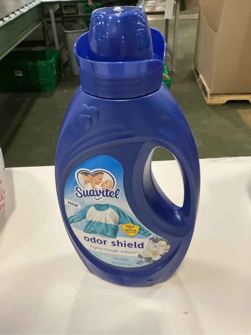 Condition photo showing New/Like New for SUAVITEL ODOR SHIELD FABRIC SOFTENER FRESH BREEZE 46OZ