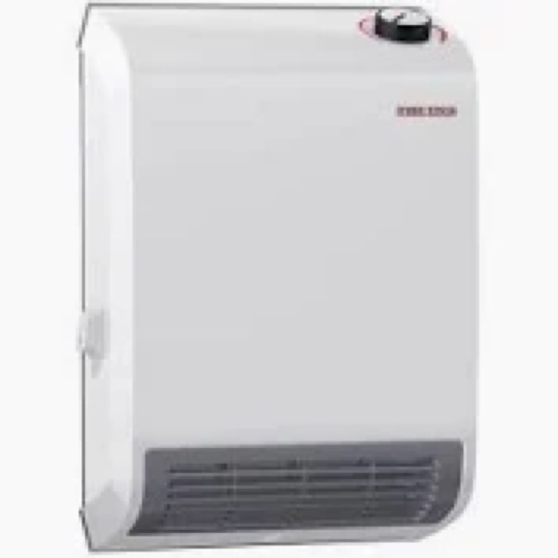 Stiebel Eltron 236304 CK Trend Wall-Mounted Electric Fan Heater, 1500W, 120V White