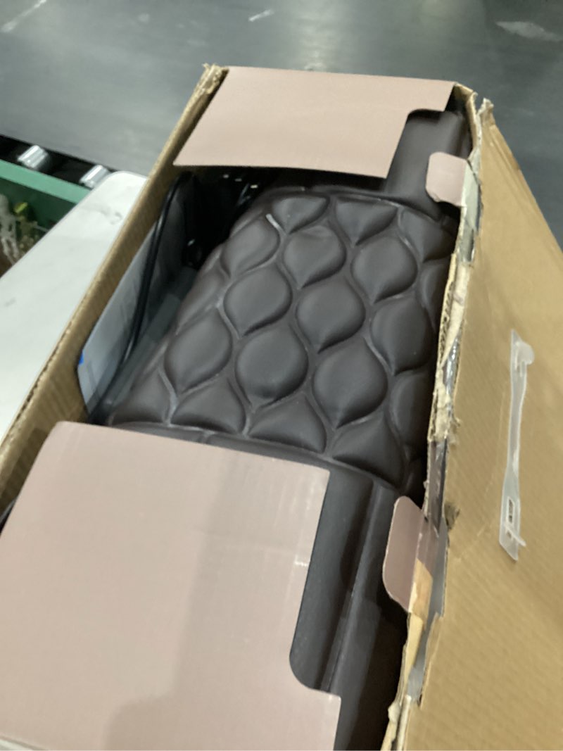 Condition photo showing As Is for Massage-Mat, Detachable Neck Massager, Full Body Vibration Heating, Massage Pad with 10 Vibrating Motors and 9 Speed Settings for Home Office Use, Brown