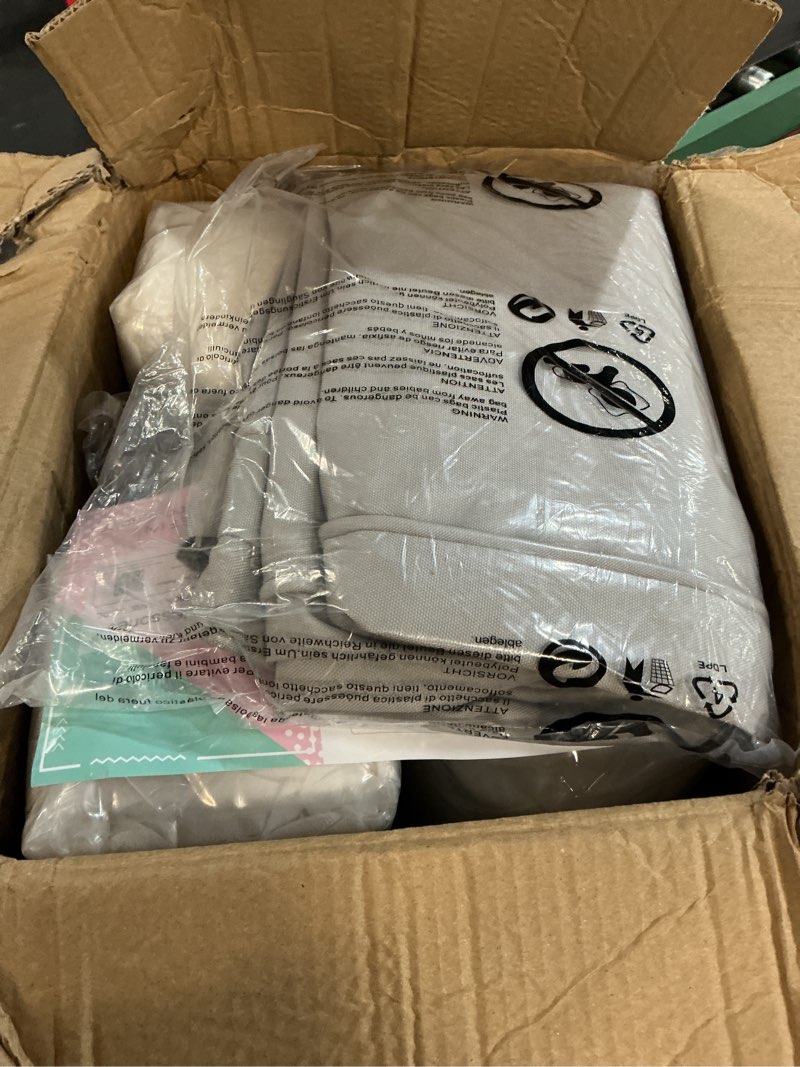 Condition photo showing Good Condition for aaaaacessories outdoor deep seat cushions, waterproof, fade-resistant patio furniture replacement cushions, 23.5" x 25.5" x 5" + 23.5" x 19", set of 2, gray gray 23.5"x25.5"x5" / 23.5"x19"