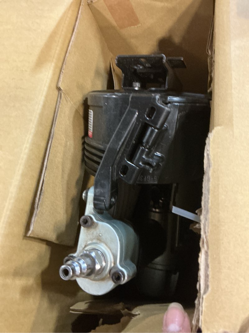 Condition photo showing As Is for metabo hpt nv45ab2m 16 degree 1-3/4 in. coil roofing nailer