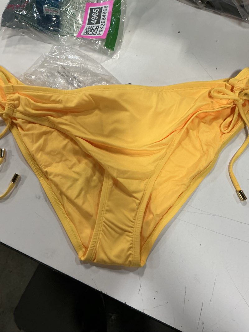 Condition photo showing New/Like New for La Blanca Women's Island Goddess Side Loop Hipster Bikini Swimsuit Bottom size XXL Pineapple
