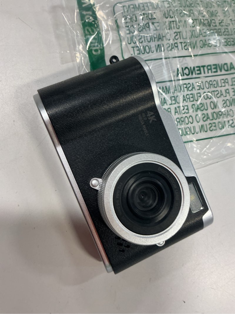 Condition photo showing As Is for HEYMAO Kids Camera,4K Digital Camera for Photography,48MP 1080P HD Video Selfie Camera,with 180° Fli
