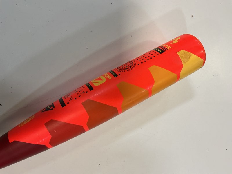 Condition photo showing As Is for easton | 2025 | hype fire baseball bat | usssa | -5 / -8 / -10 drop | 2 3/4" barrel | 2 pc. composite orange -10 29 inches