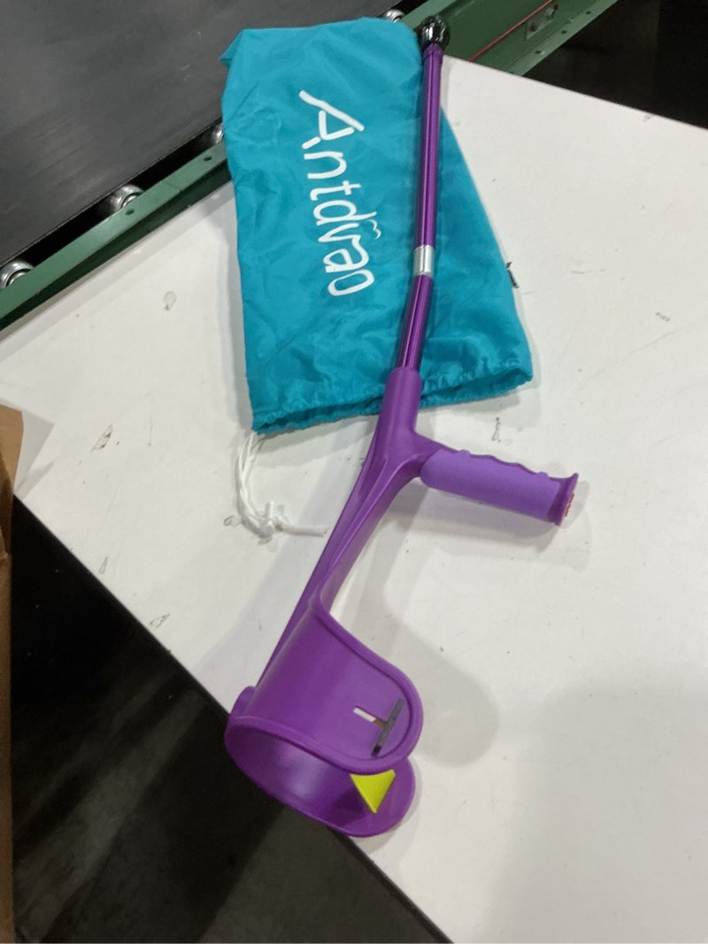 Condition photo showing Good Condition for folding crutch (x1 unit) forearm crutch anti-drop cuff reduces the hassle of picking up forearm crutch?comfortable grip and wear-resistant, non-slip forearm crutch (single violet)