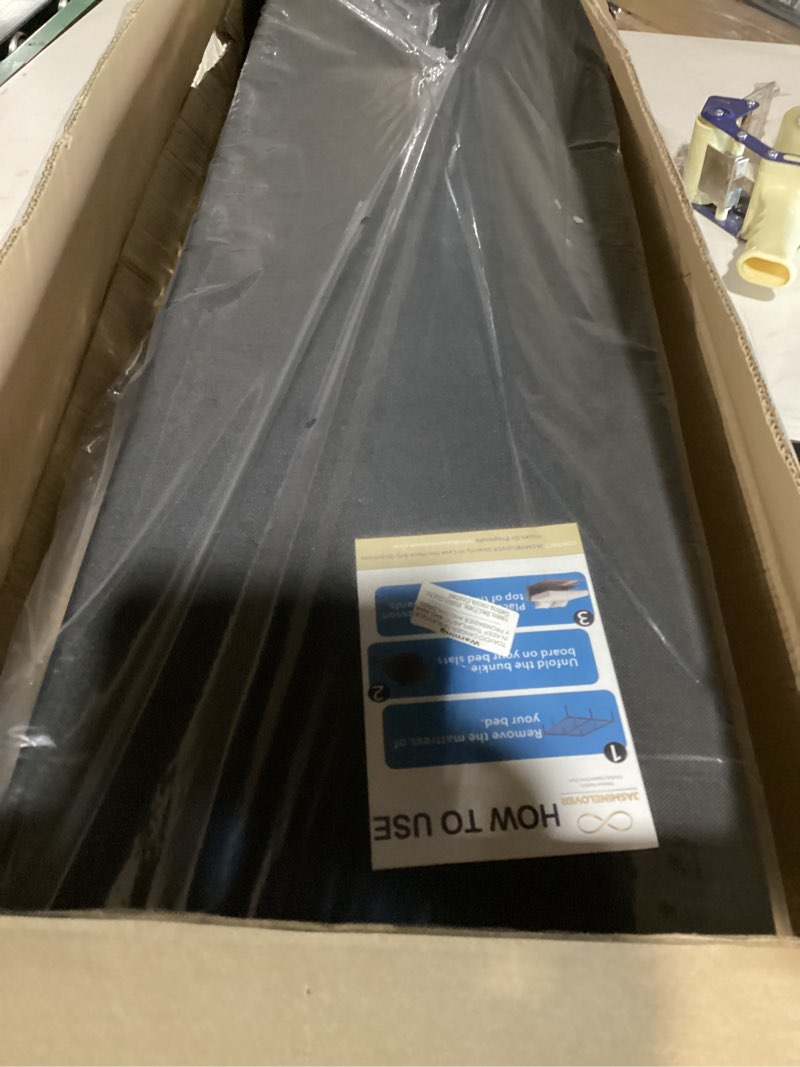 Condition photo showing Good Condition for bunkie board queen - heavy duty reinforced wood bed boards for under mattress, universal sleeper sofa support board with anti-sag design for metal bed frame, platform beds&pull out couches queen-size (58x80")