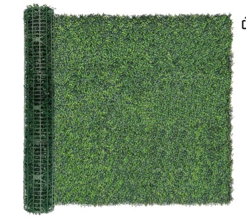 dopgib artificial ivy privacy fence screen,72" x128 (64 sqft) 4-layer leaf uv-anti faux greenery box