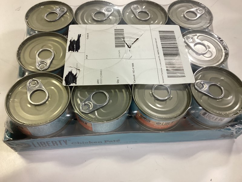 Condition photo showing New/Like New for BIXBI Liberty Canned Wet Cat Food - Grain Free, Chicken Pate Recipe, 2.75 Ounce (Pack of 24)