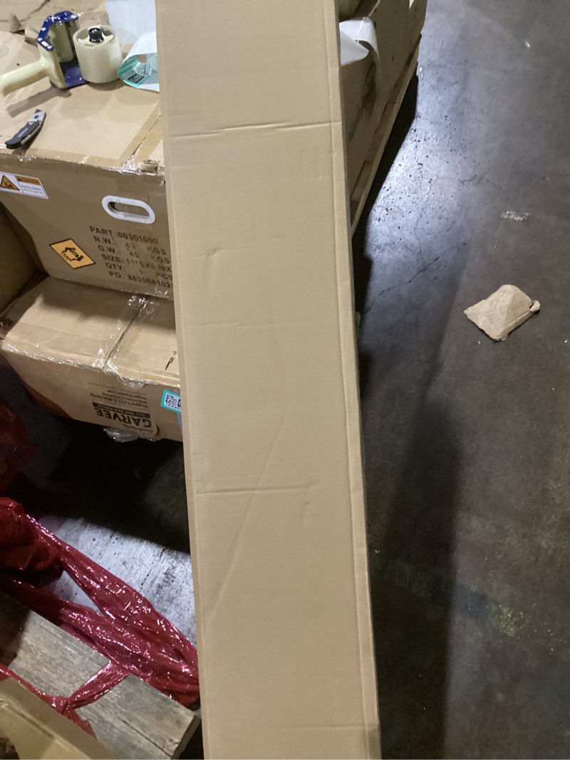 Condition photo showing Good Condition for EaseLife 36in x 84in Sliding Barn Wood Door,Interior Doors,DIY Assemblely,Solid Natural Spruce Panelled Slab,Easy Install,Apply to Rooms & Storage Closet,H-Frame