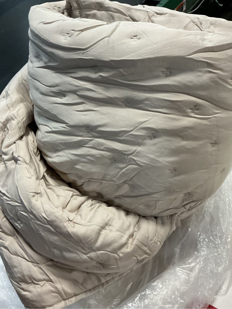 Condition photo showing Good Condition for bamboo dream quilt, full/queen, sand