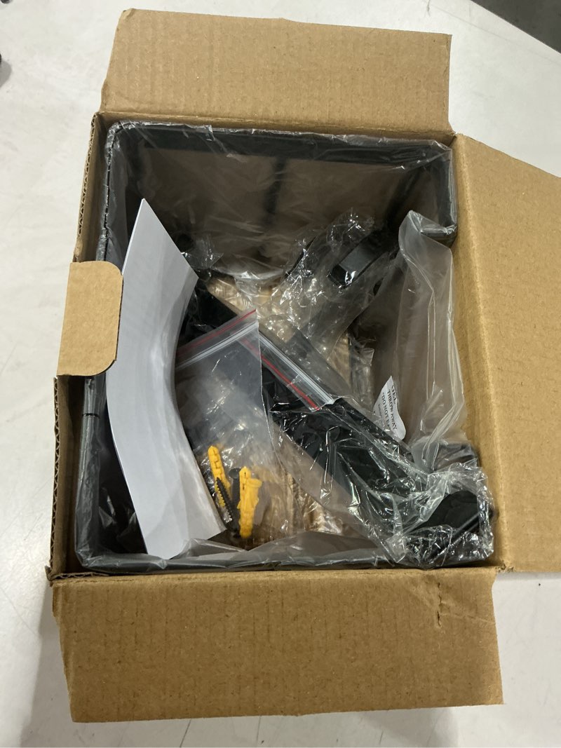 Condition photo showing New/Like New for tj.moree over the door/wall mount ironing board hanger, laundry room iron and ironing board caddy storage holder, black