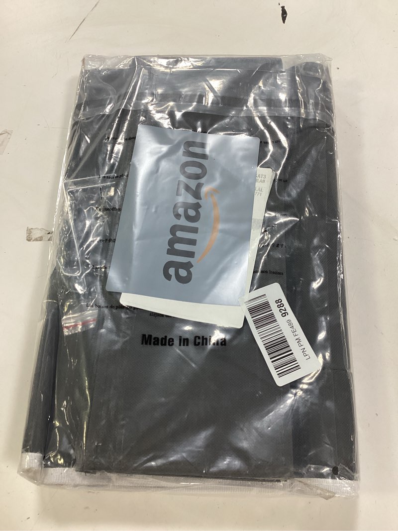 Condition photo showing New/Like New for JARLINK Over The Door Organizer, 5 Shelf Door Hanging Organizer with 5 Large Pockets, 44 lbs Weight Capacity Hanging Storage for Bathroom, Bedroom, Nursery, RV, Pantry (Dark Grey) Dark Grey 1 Pack