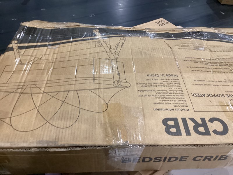 Condition photo showing New/Like New for BCOL Baby Bassinet, Bedside Bassinet for Baby, 3 in 1 Bassinet Bedside Sleeper with Wheels, Mosquito Net, Adjustable Easy Folding Portable Bed for Infant Newborn (Dark Grey)