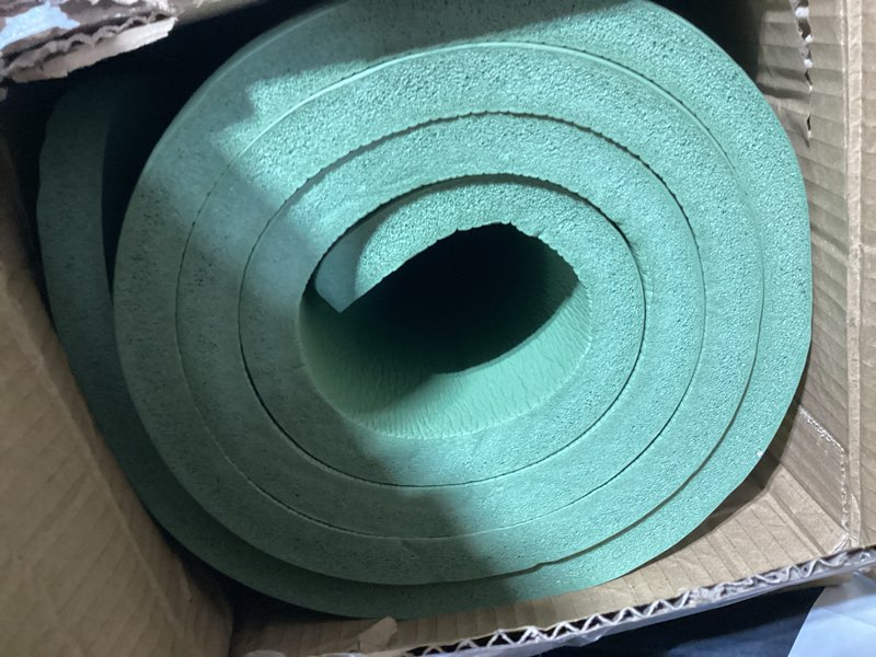 Condition photo showing Good Condition for Thick Yoga Mat Non Slip, Large Size 72" L x 32" W x 0.6" TH, Premium Exercise & Fitness Mat with Carrying Strap and Bag, Workout Mats for Home Matcha 15MM