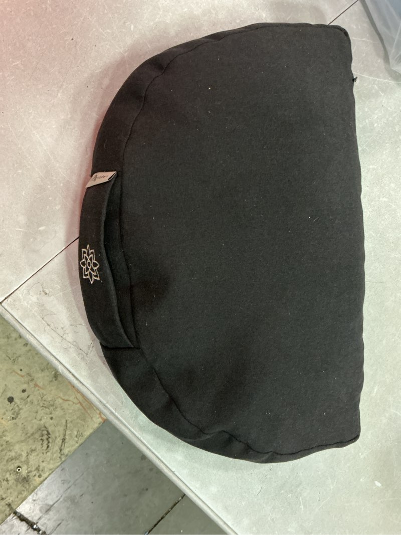 Condition photo showing As Is for mindful modern travel meditation cushion | outdoor floor cushions for adults | stylish outdoor decor | portable mindfulness pillow | accessories for women | washable cover