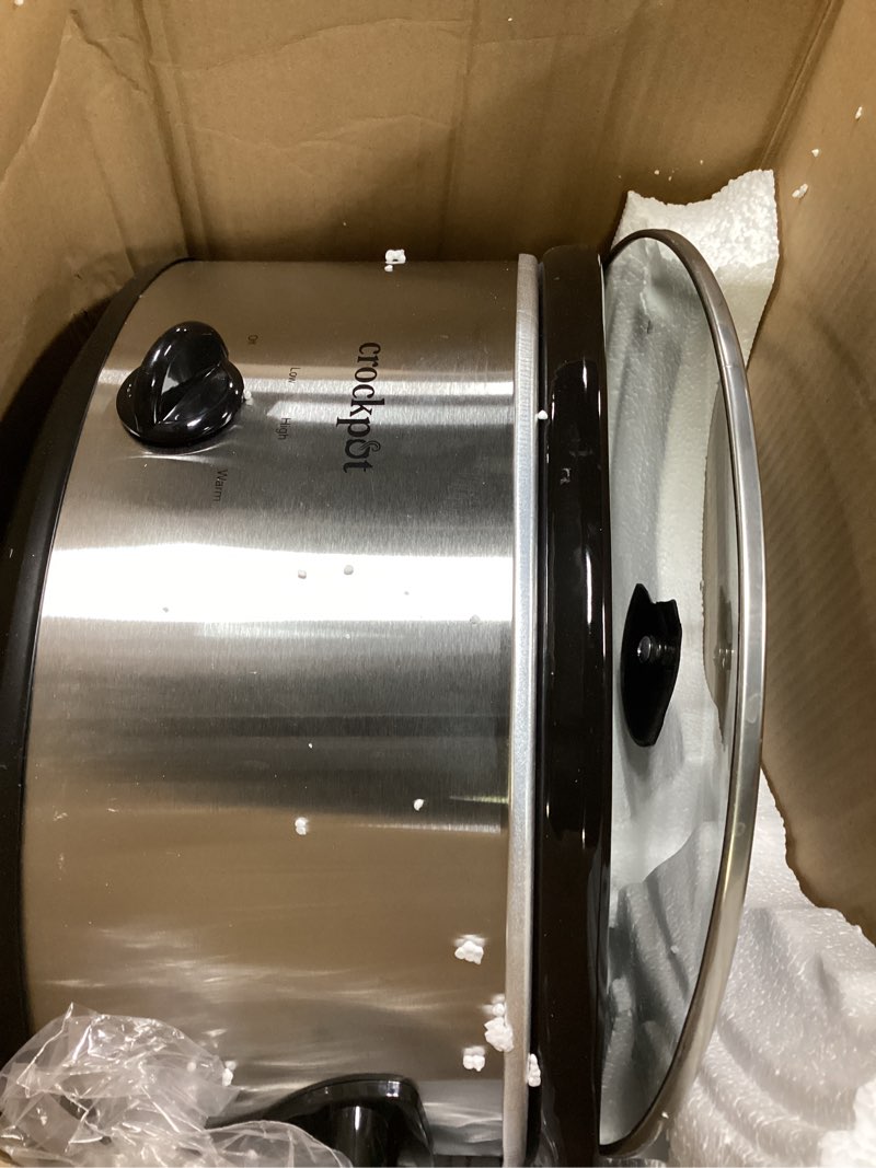 Condition photo showing Good Condition for crock-pot 7qt manual slow cooker - stainless steel