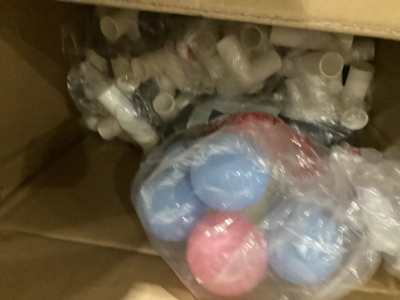 Condition photo showing New/Like New for Orian Baby Playpen Large Playpen for Babies and Toddlers, Oxford Fabric, Indoor & Outdoor Play Pen, 10 Colorful Balls, 4 Pull-Up Rings, Carry Bag (50x74)