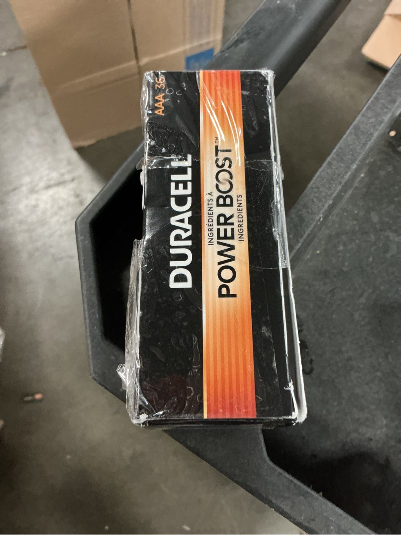 Condition photo showing As Is for duracell coppertop alkaline batteries with duralock power preserve technology aaa 36/pk mn24p36
