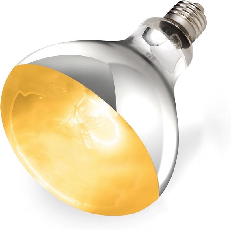 REPTI ZOO 160W Reptile Heat Lamp Full Spectrum UVA UVB Reptile Sun Lamp Self-Ballasted Vapor Basking Spot Lamp/Bulb/Light for Reptile and Amphibian