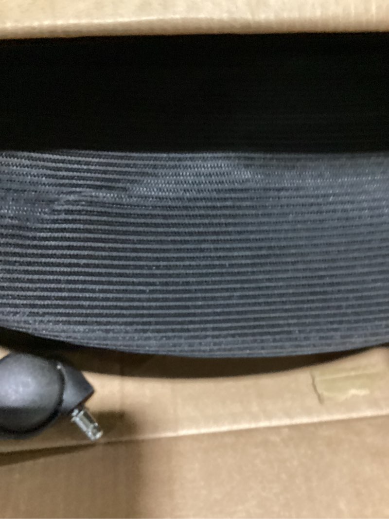 Condition photo showing As Is for Drafting Chair, Tall Office Chair with Flip-up Armrests Executive Ergonomic Computer Standing Desk Chair, Office Drafting Chair with Lumbar Support and Adjustable Footrest Ring Black